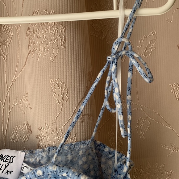 Princess Polly Blue Crop Top - Picture 8 of 15